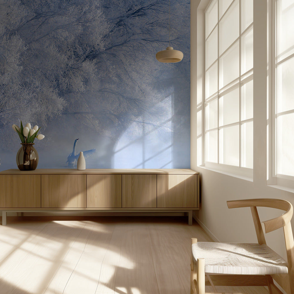 El lago de los cisnes | Papel Pintado Fotográfico