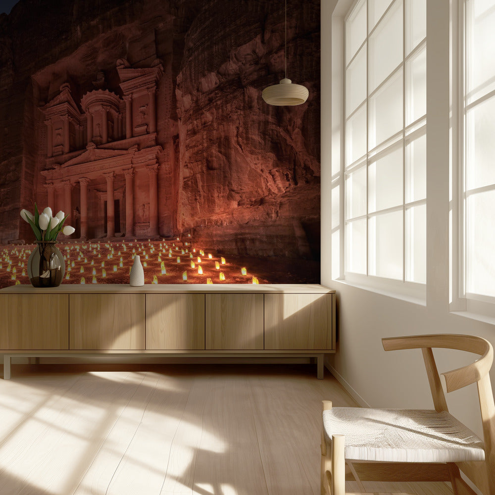 Petra di notte | Carta da Parati Fotografica