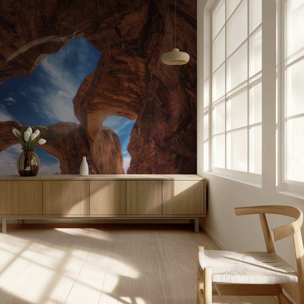 Kaksinkertainen kaari. Valokuvatapetit