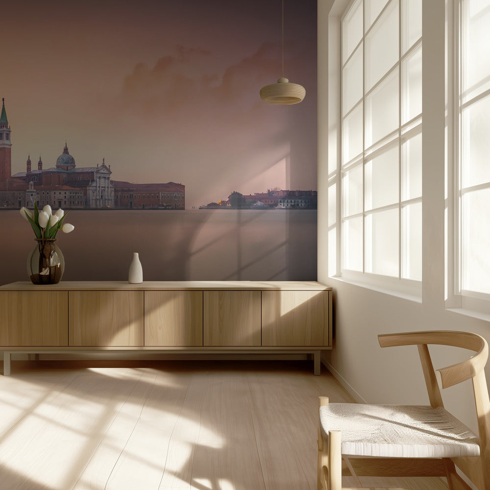 Venetsian vaaleanpunainen auringonnousu | Valokuvatapetit