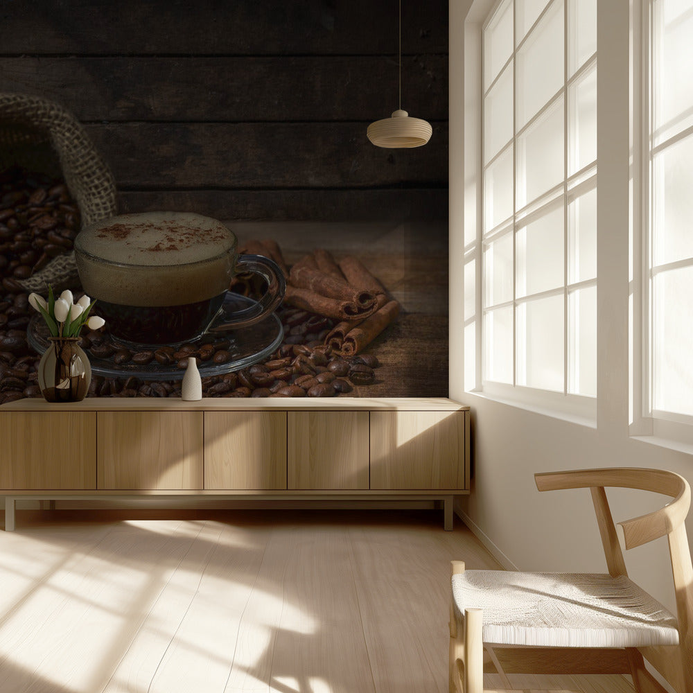 La hora del café | Papel Pintado Fotográfico