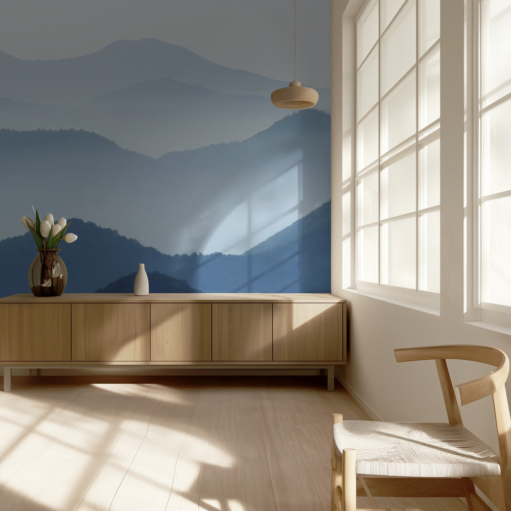 Siniset aallot | Valokuvatapetit