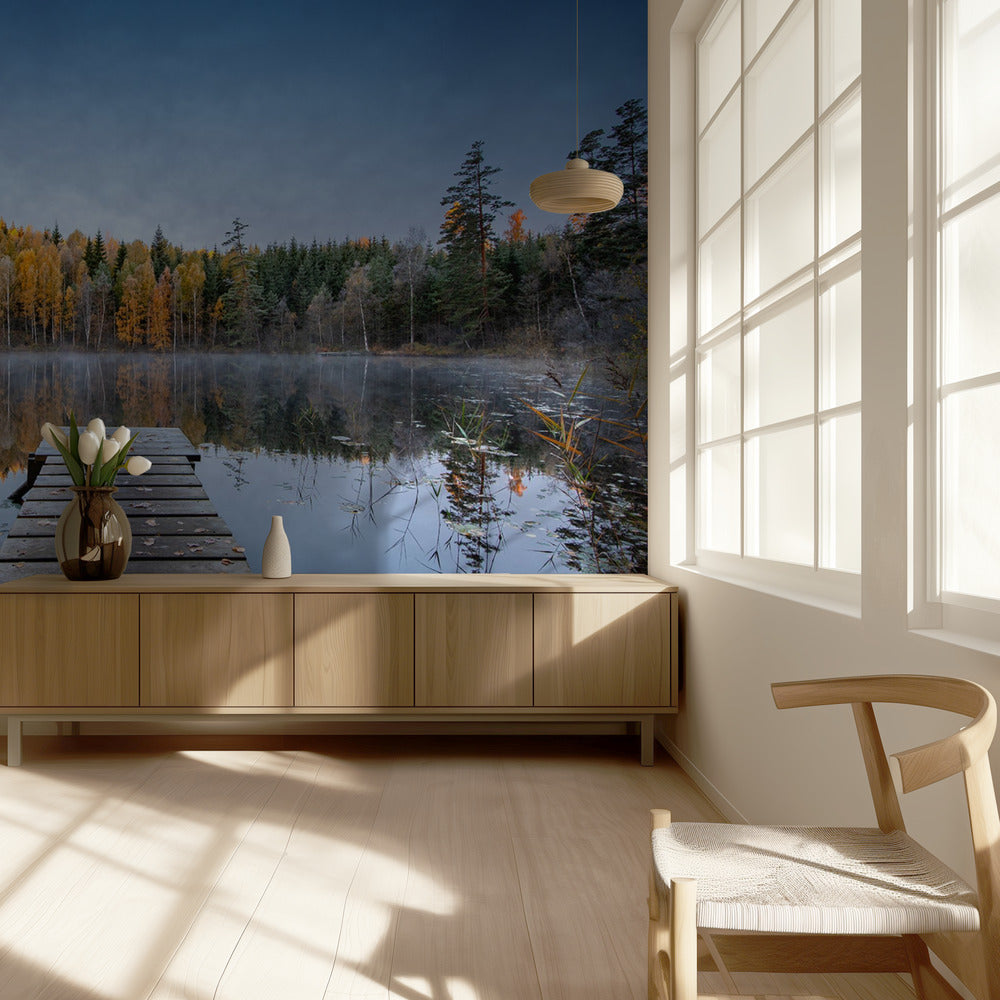 Syksyinen laituri | Valokuvatapetit