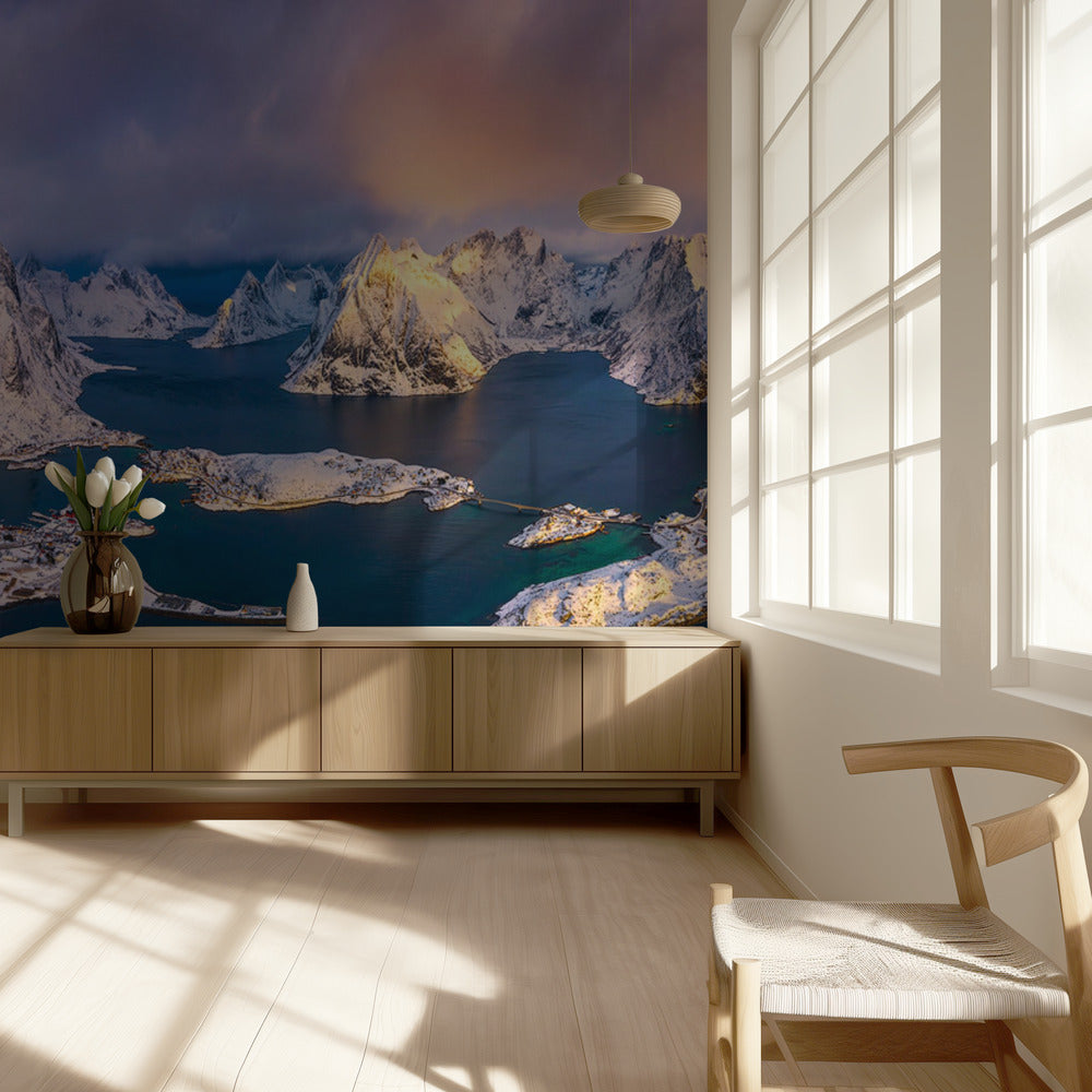 Hyvää huomenta, Lofootit | Valokuvatapetit