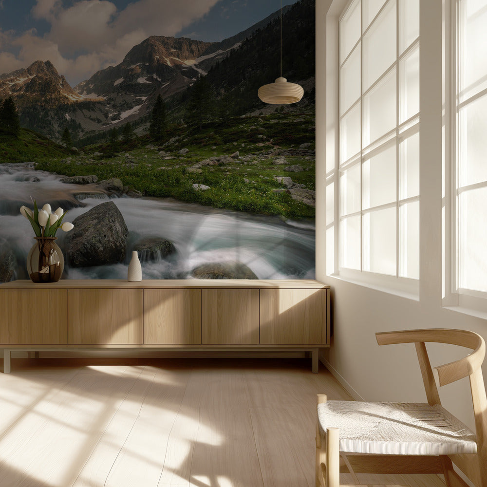 Merellinen Alppien puisto | Valokuvatapetit