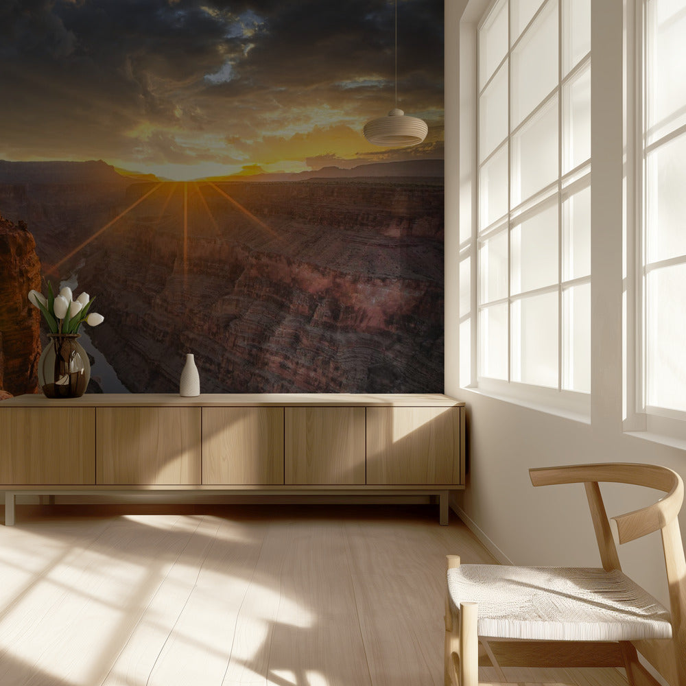 Auringonnousu Grand Canyonin yllä | Valokuvatapetit