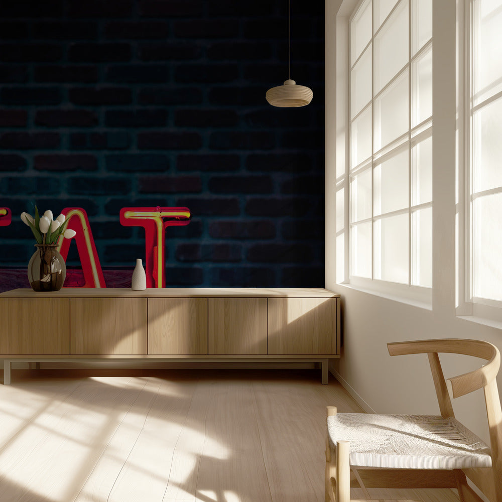 Syö Neonissa | Valokuvatapetit