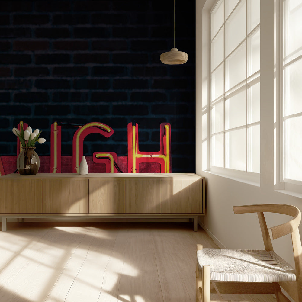 Nauraa neonissa | Valokuvatapetit