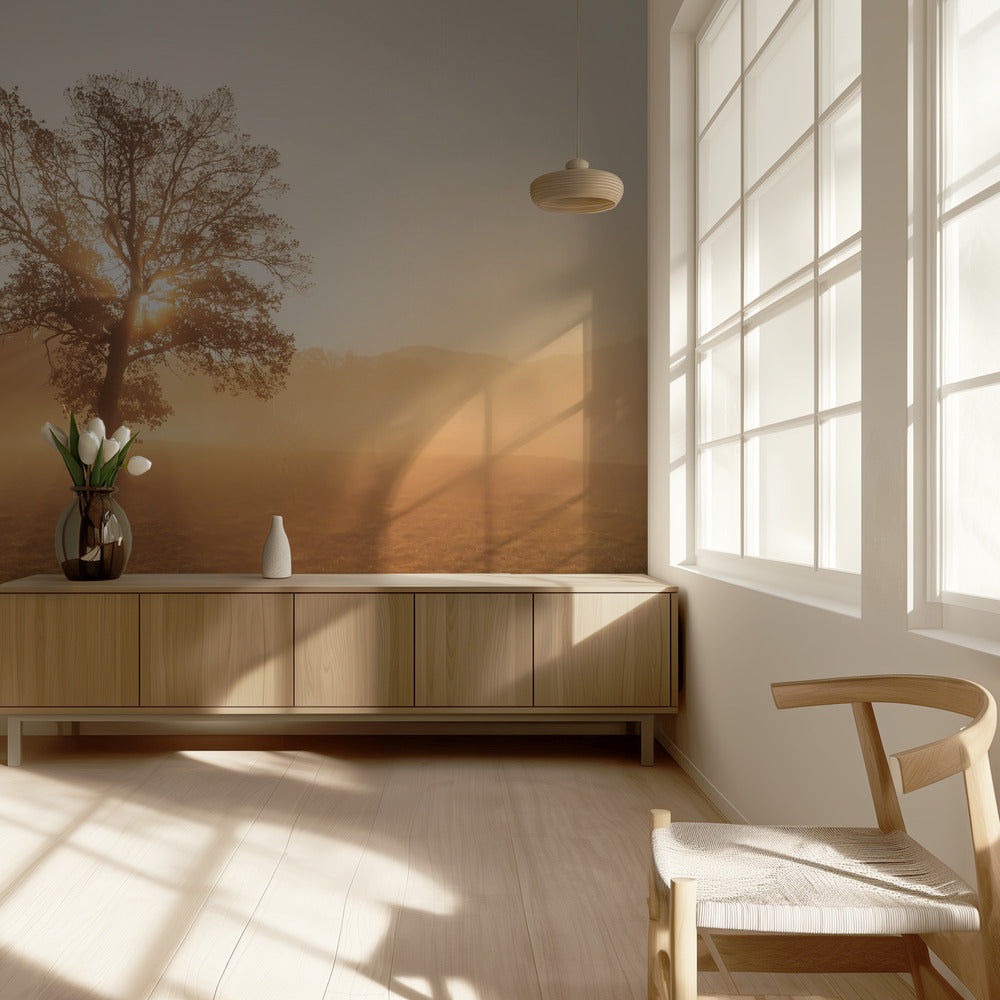 Albero solitario | Carta da Parati Fotografica