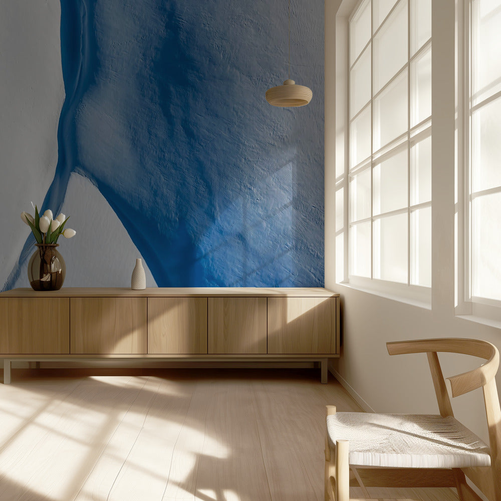 Vitt och blått | Fototapet