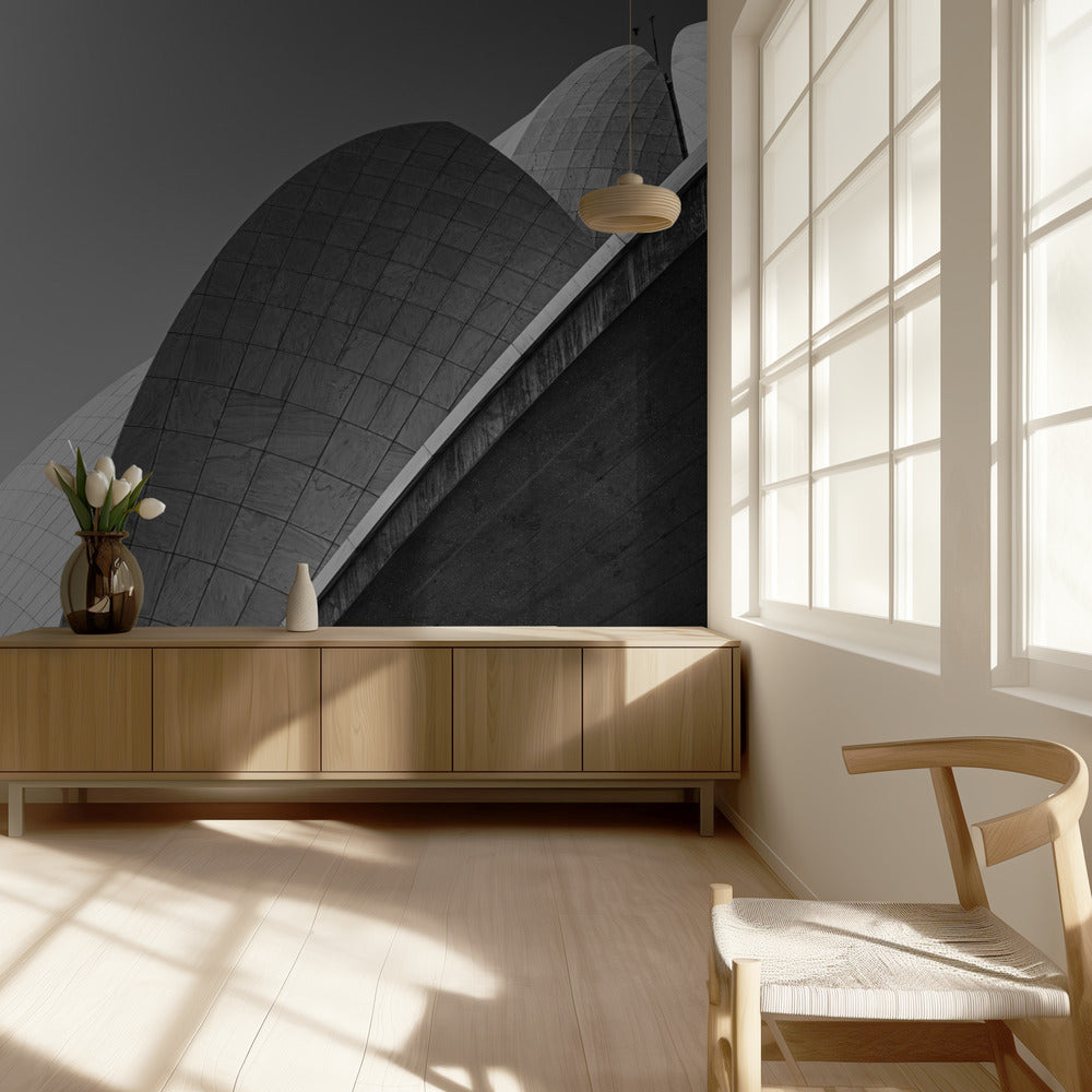 Świątynia Lotosu .. skala szarości | Fototapeta