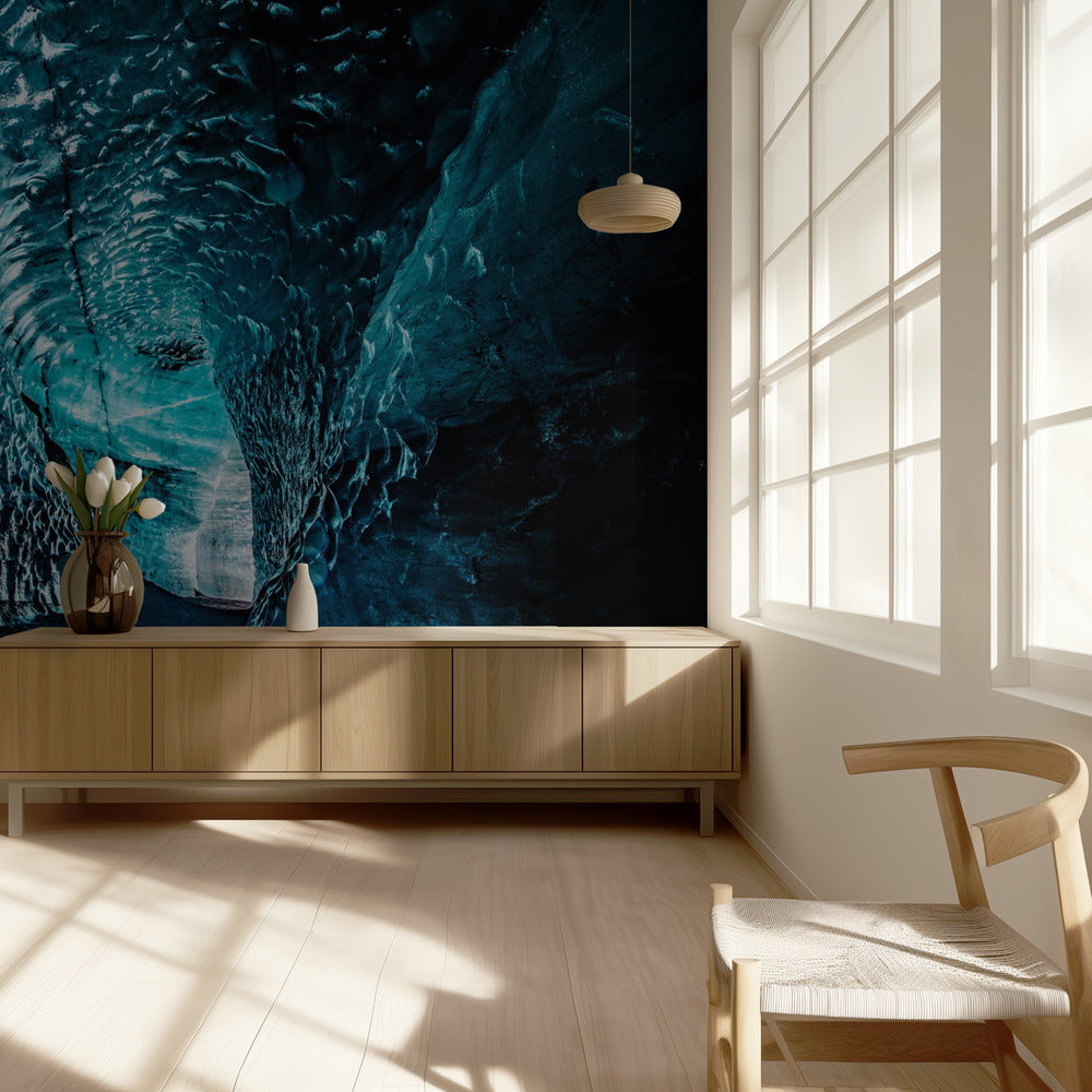 Jättimäinen jääluola | Valokuvatapetit