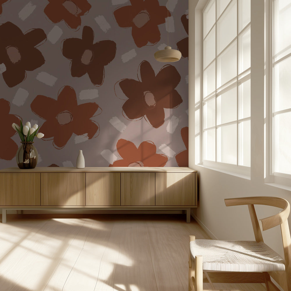 Flores pastel | Papel Pintado Fotográfico