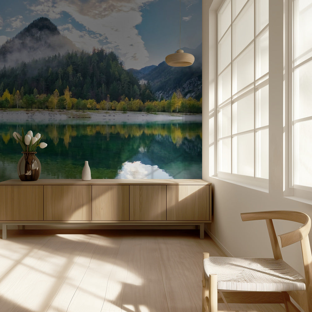 Jasna-järvi sadekuurokuuron jälkeen | Valokuvatapetit