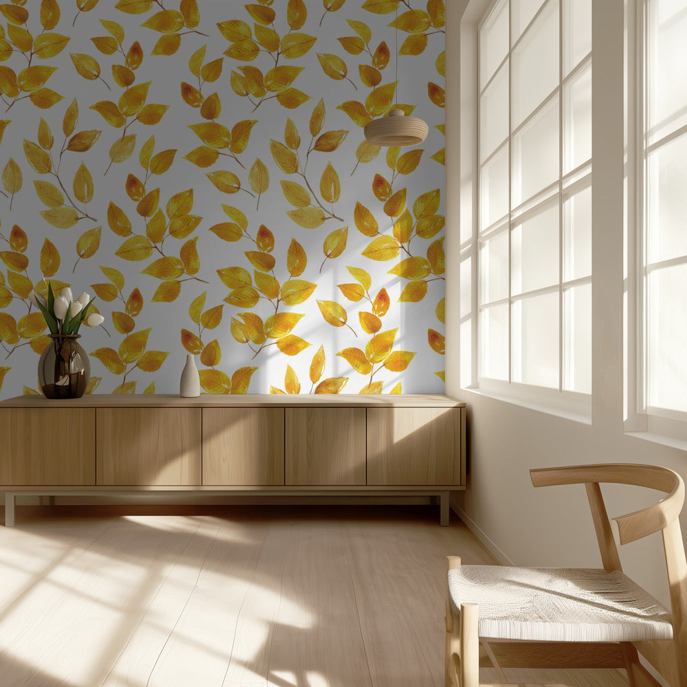 Kurviga löv | Fototapet