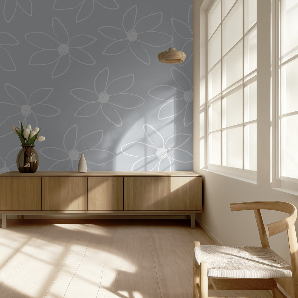 Luftige Blumen | Fototapeten