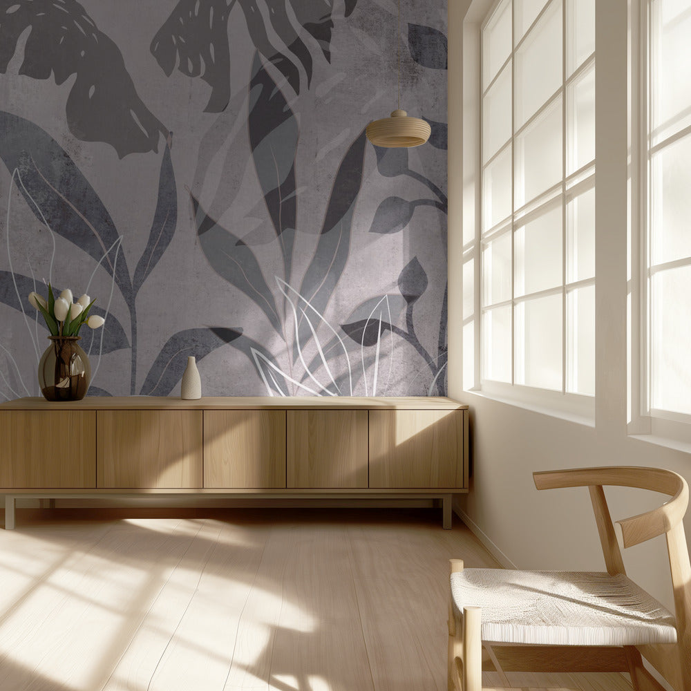 Modern Botanical No2 | Wallpaper