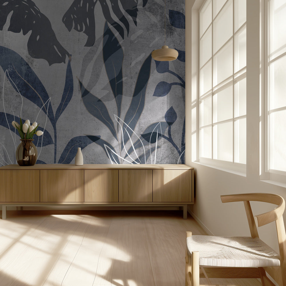 Modern Botanical No1 | Wallpaper