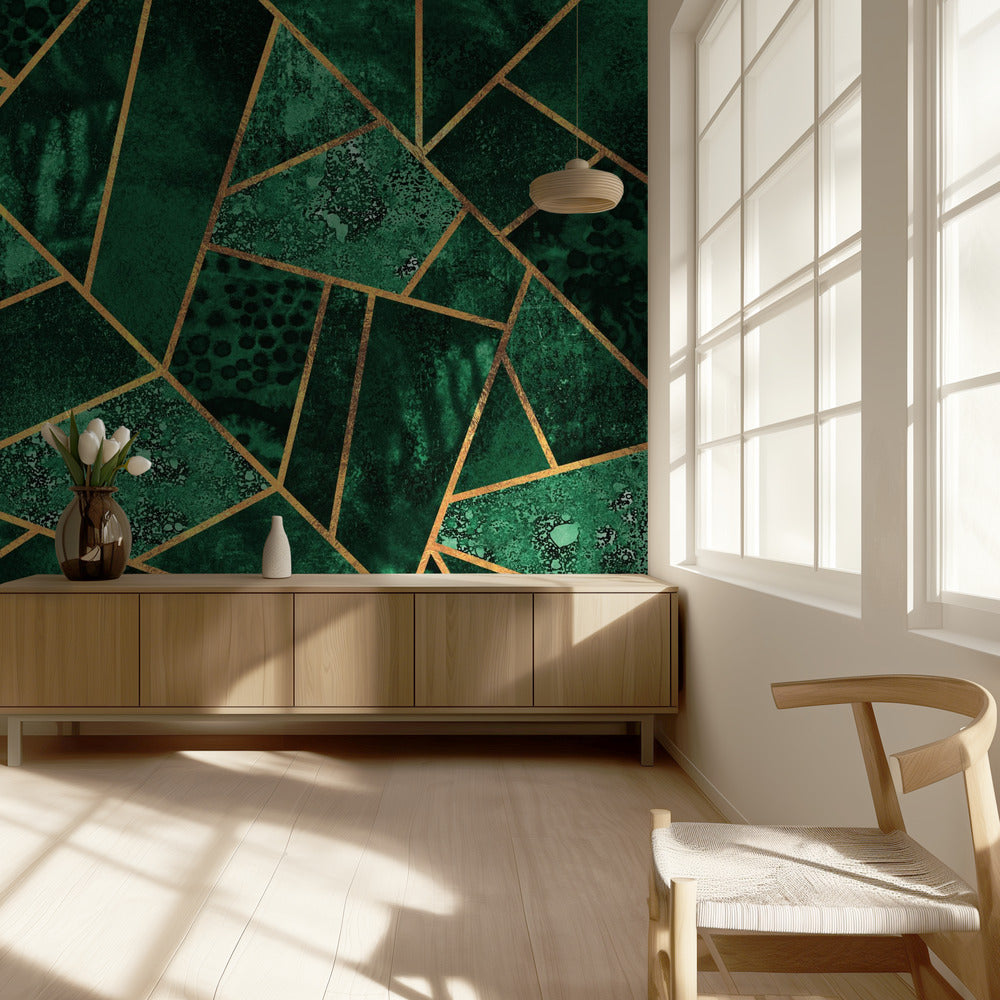 Głęboki szmaragd | Fototapeta