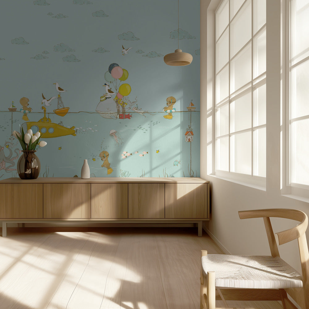 Submarino amarillo | Papel Pintado Fotográfico