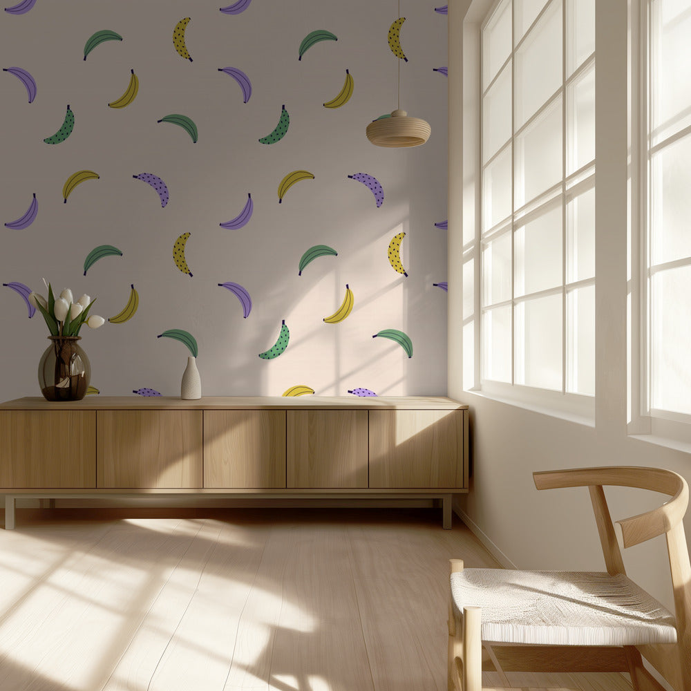 Bananer (mönsterdesign) | Fototapet