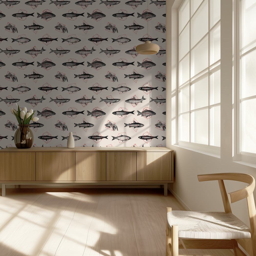 Ryba w geometrii nr 1 | Fototapeta