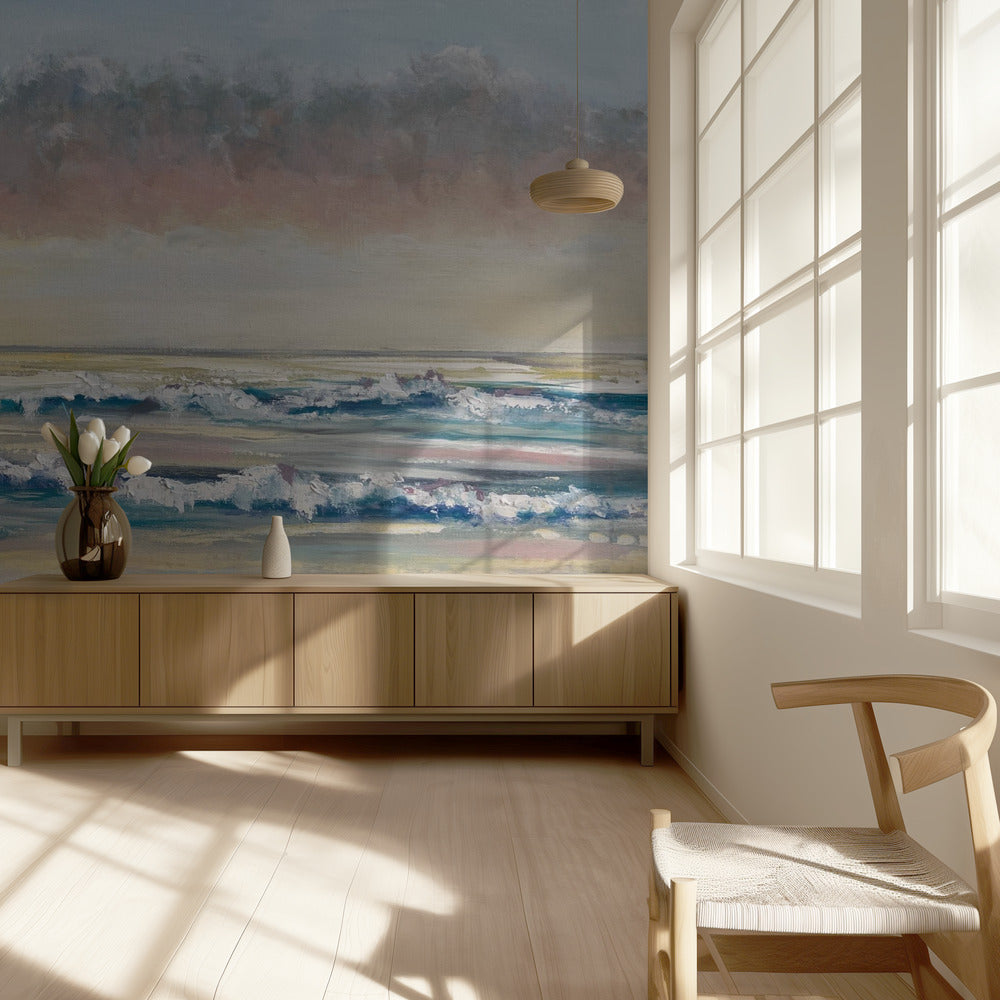 Aallot aamunkoitteessa | Valokuvatapetit