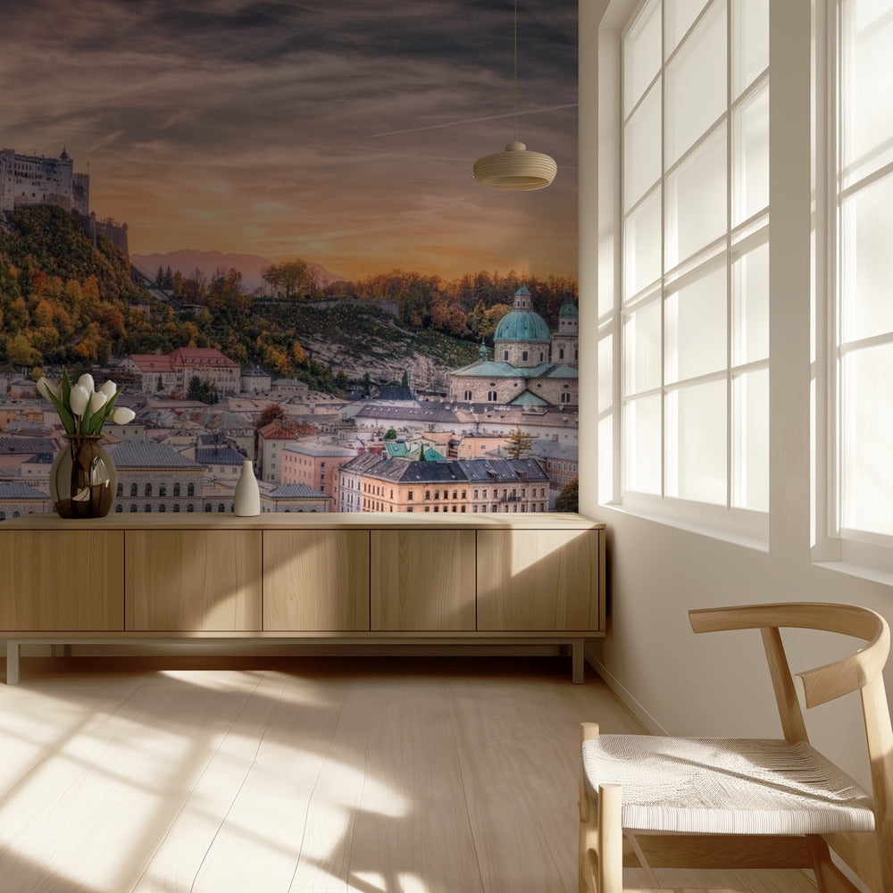 Salzburg w barwach jesieni | Fototapeta