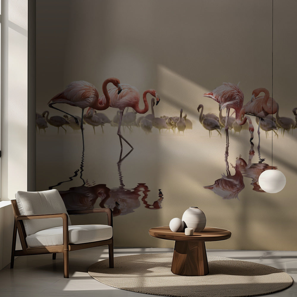 FLAMINGOT | Valokuvatapetit