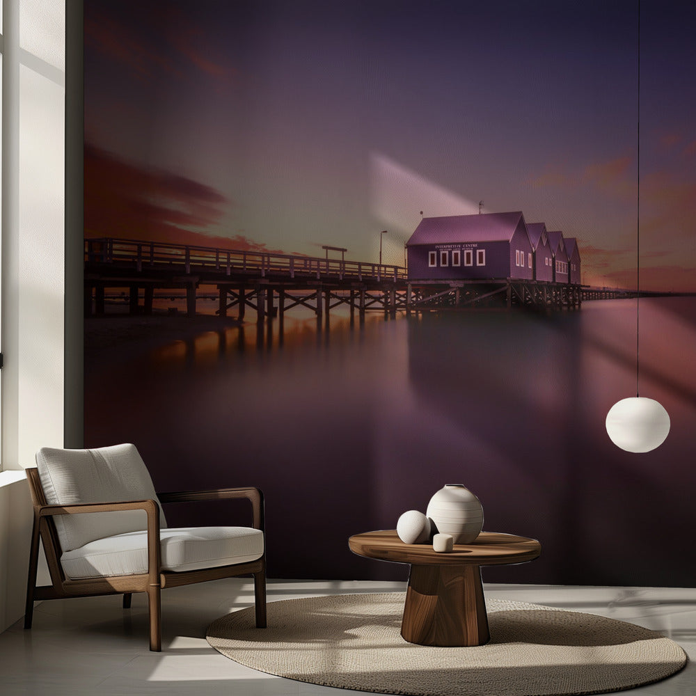 Zachód słońca w Busselton | Fototapeta