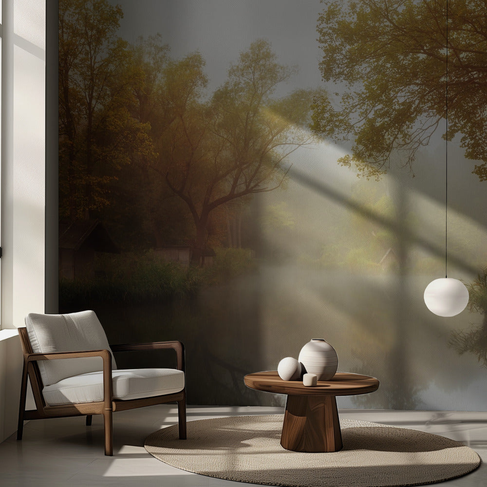 Nebliger Herbst | Fototapeten