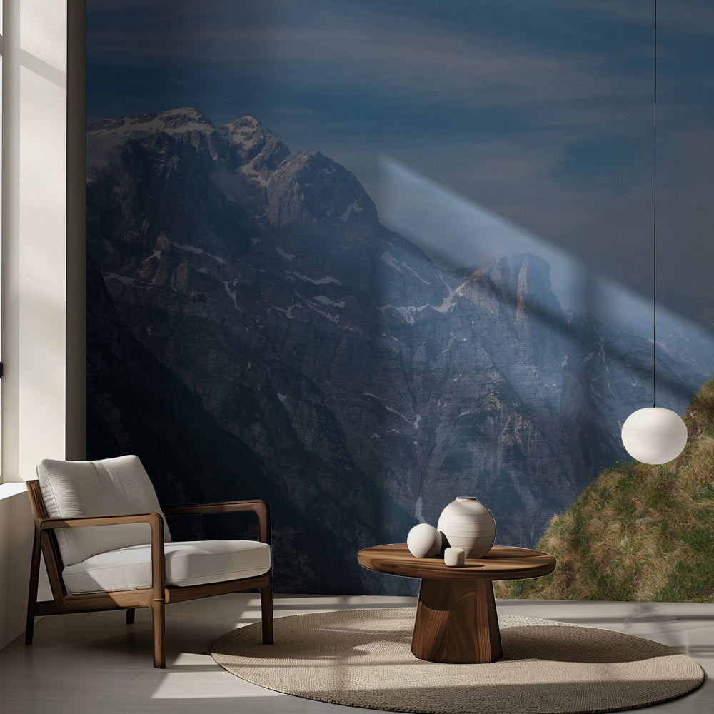 Alppivuohi vuorilla | Valokuvatapetit