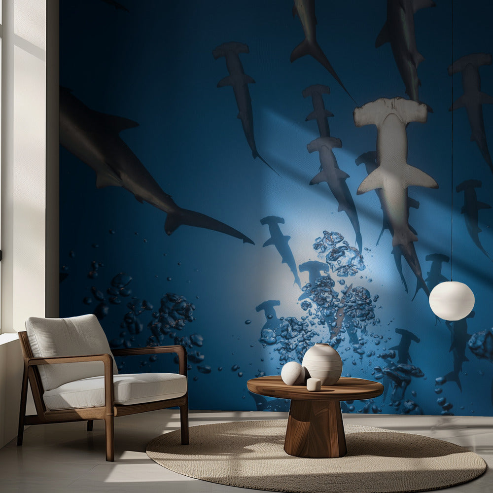 Tiburón martillo | Papel Pintado Fotográfico