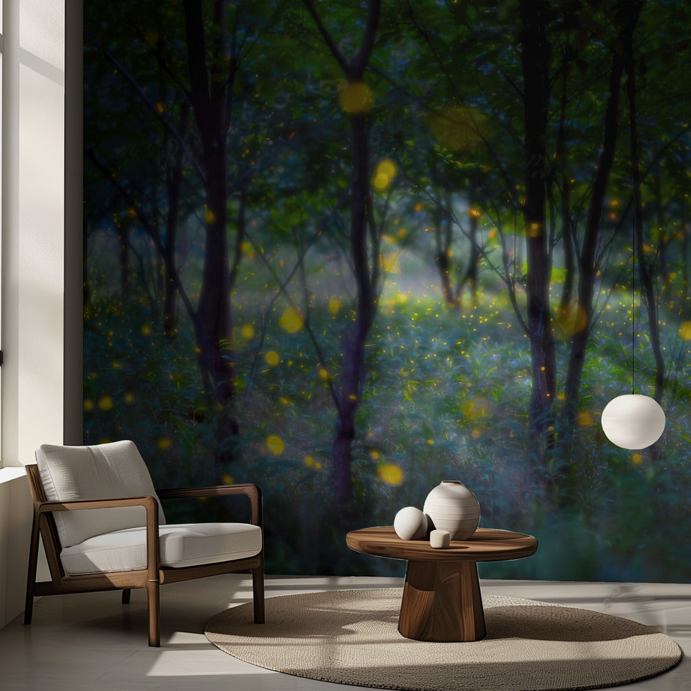 Luciérnagas mágicas | Papel Pintado Fotográfico