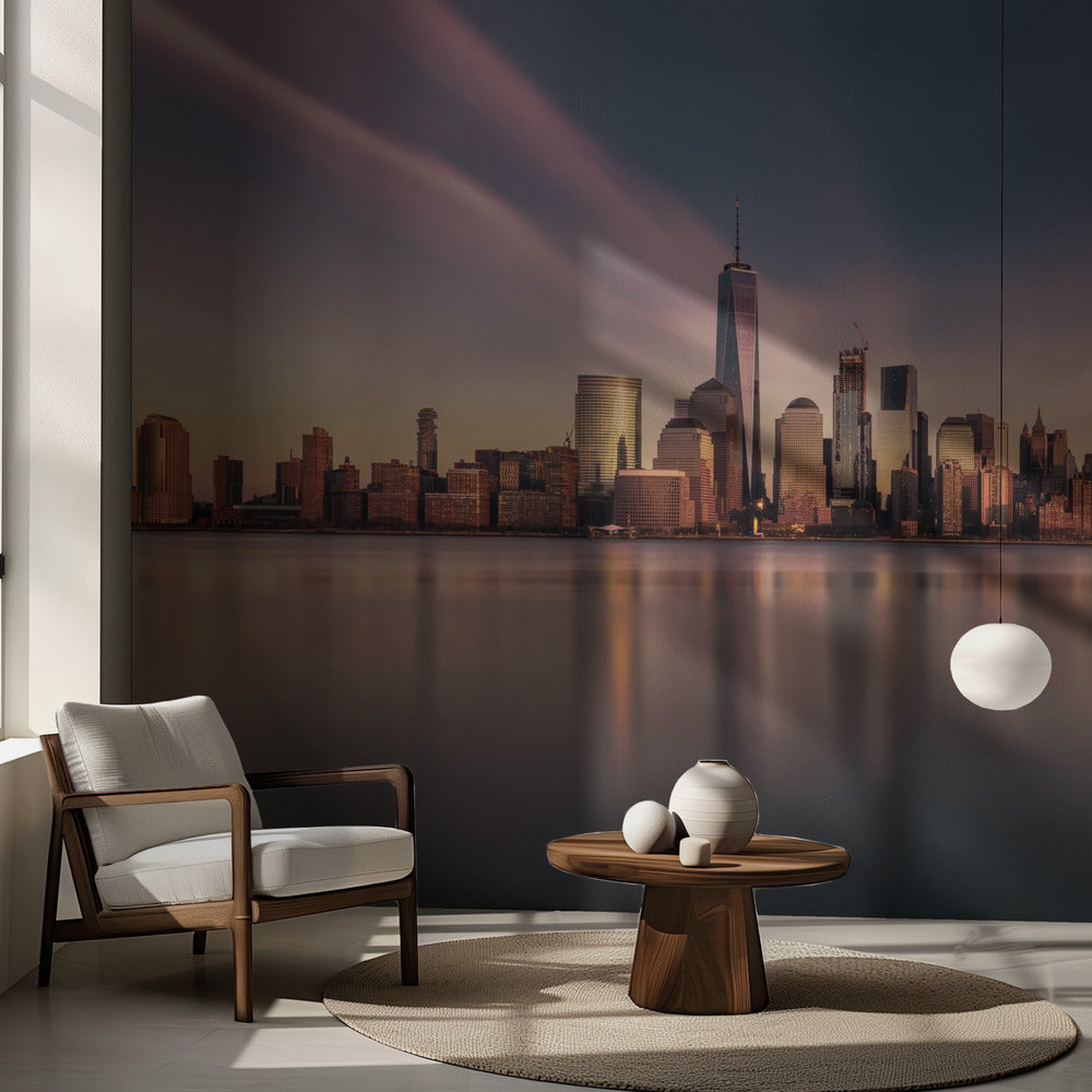 Kultainen Manhattan | Valokuvatapetit