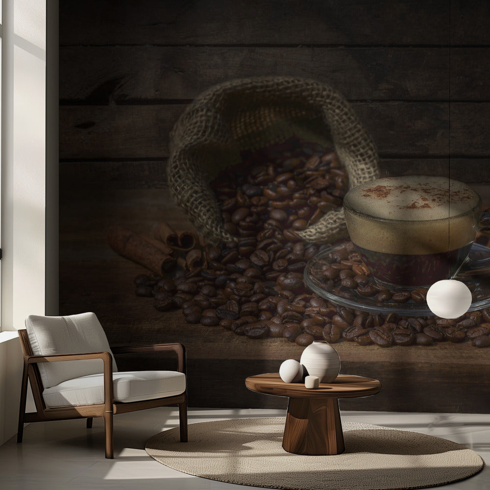 La hora del café | Papel Pintado Fotográfico