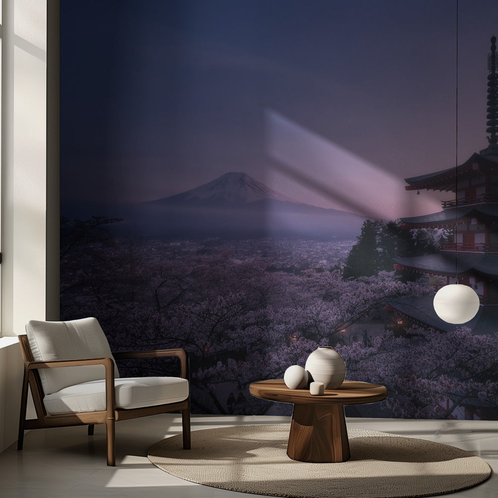 Mont Fuji Sakura | Papier Peint Photo