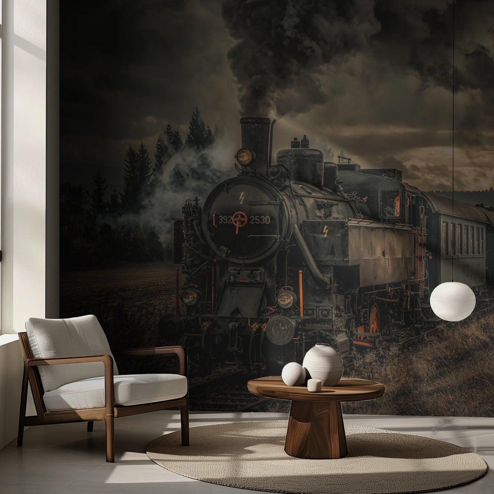 Tren buscador de oro | Papel Pintado Fotográfico