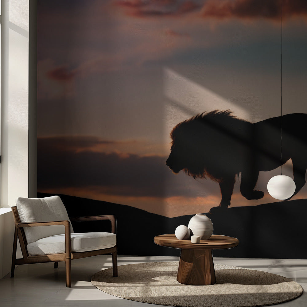 Auringonlasku Serengetissä | Valokuvatapetit