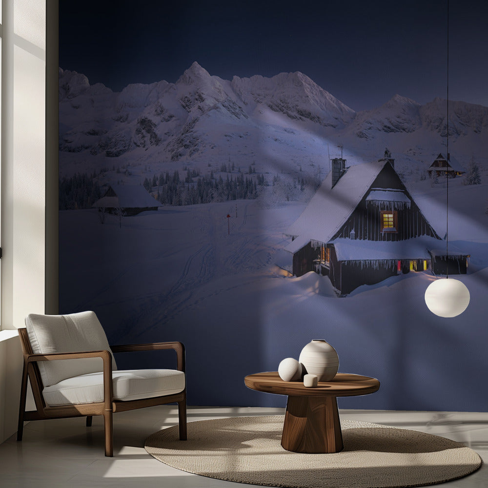 Winter Hut | Wallpaper