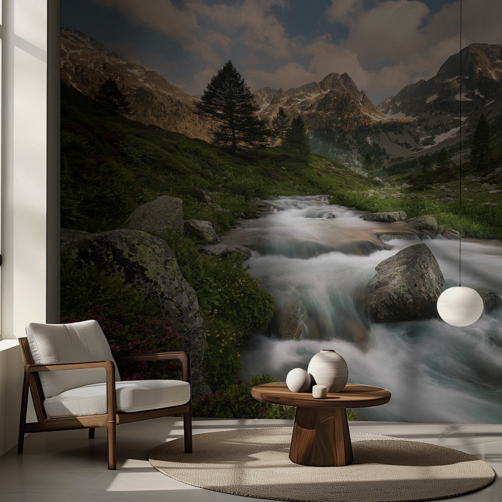 Merellinen Alppien puisto | Valokuvatapetit