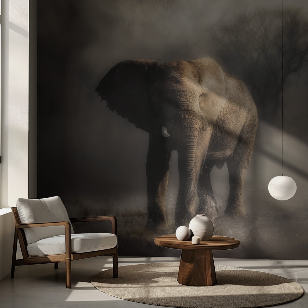 “....elephant drinking water...’ | Wallpaper