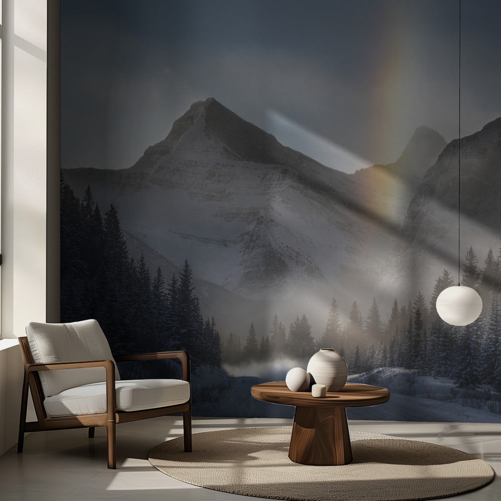 Jäätyneen sateenkaaren alla ratsastaminen | Valokuvatapetit