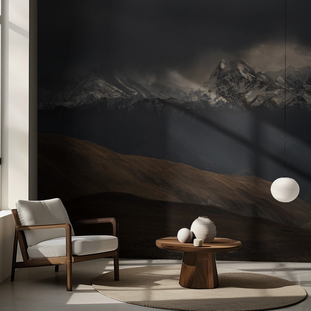 Luminen vuorenhuippu | Valokuvatapetit