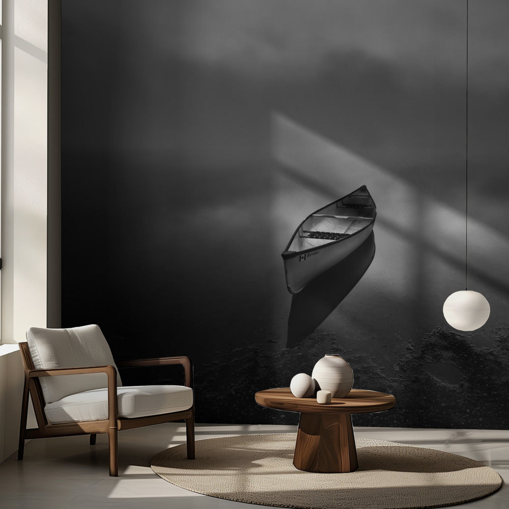 ¡Un barco solitario! | Papel Pintado Fotográfico