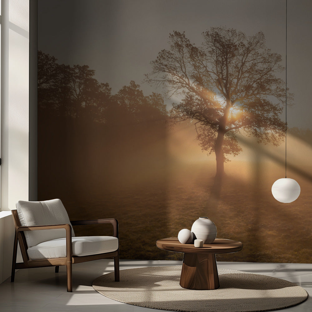 Albero solitario | Carta da Parati Fotografica