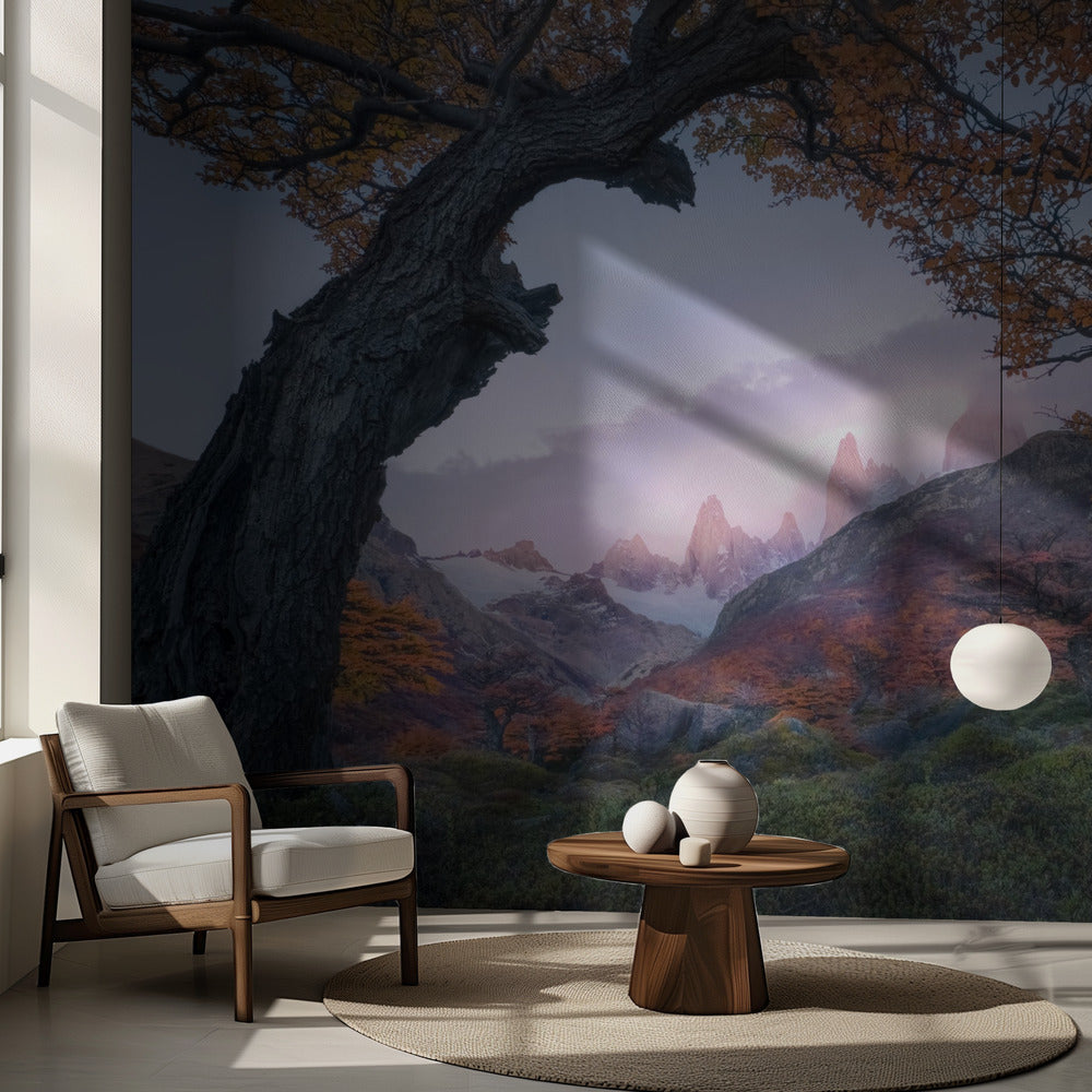 Sonnenuntergang vom Fenster | Fototapeten