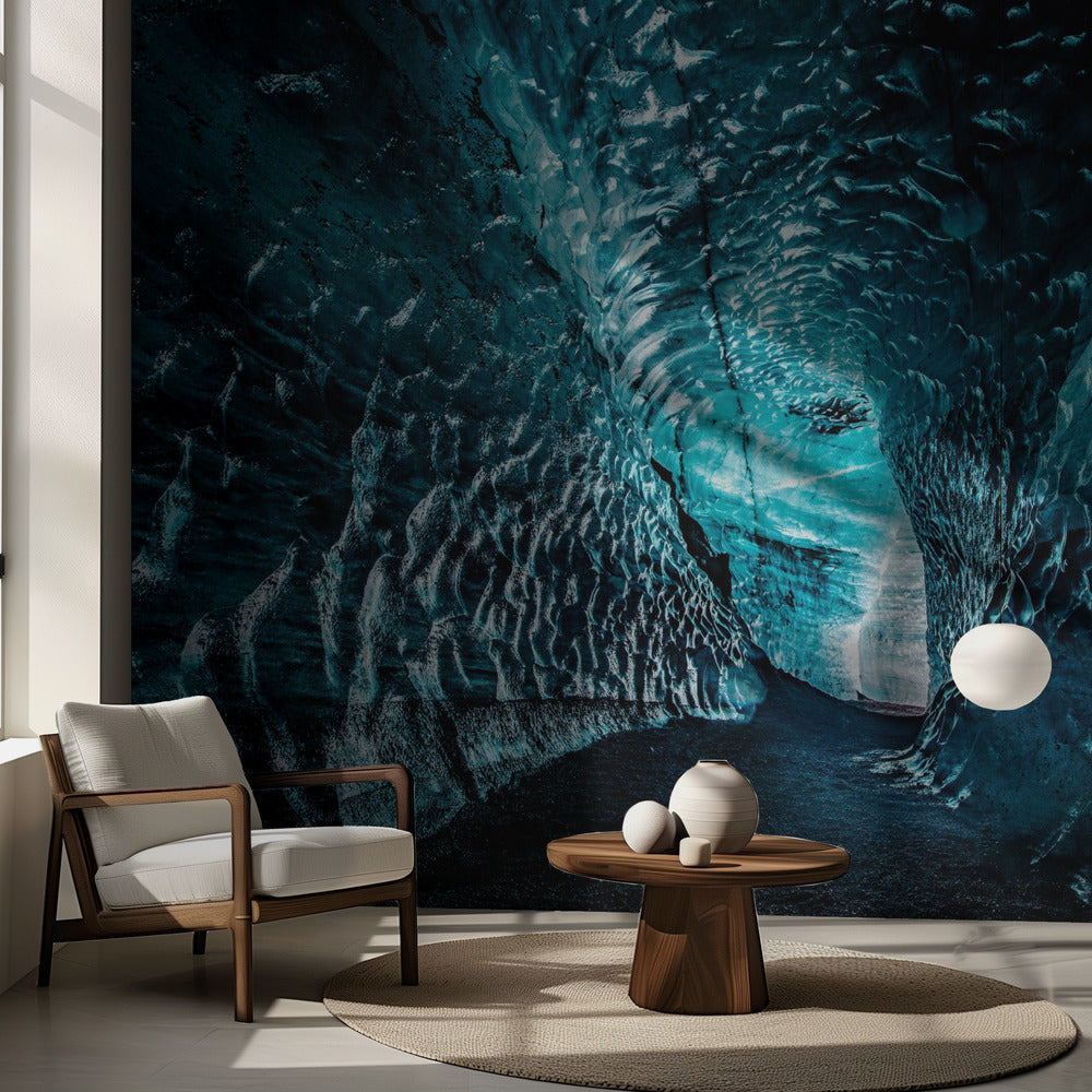 Jättimäinen jääluola | Valokuvatapetit