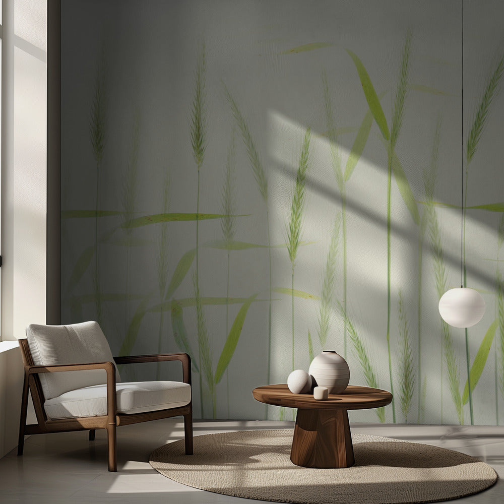 Tallos de maíz suaves | Papel Pintado Fotográfico