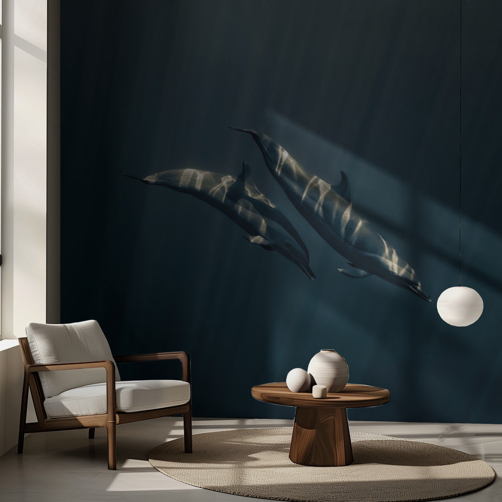 En el rayo de luces | Papel Pintado Fotográfico